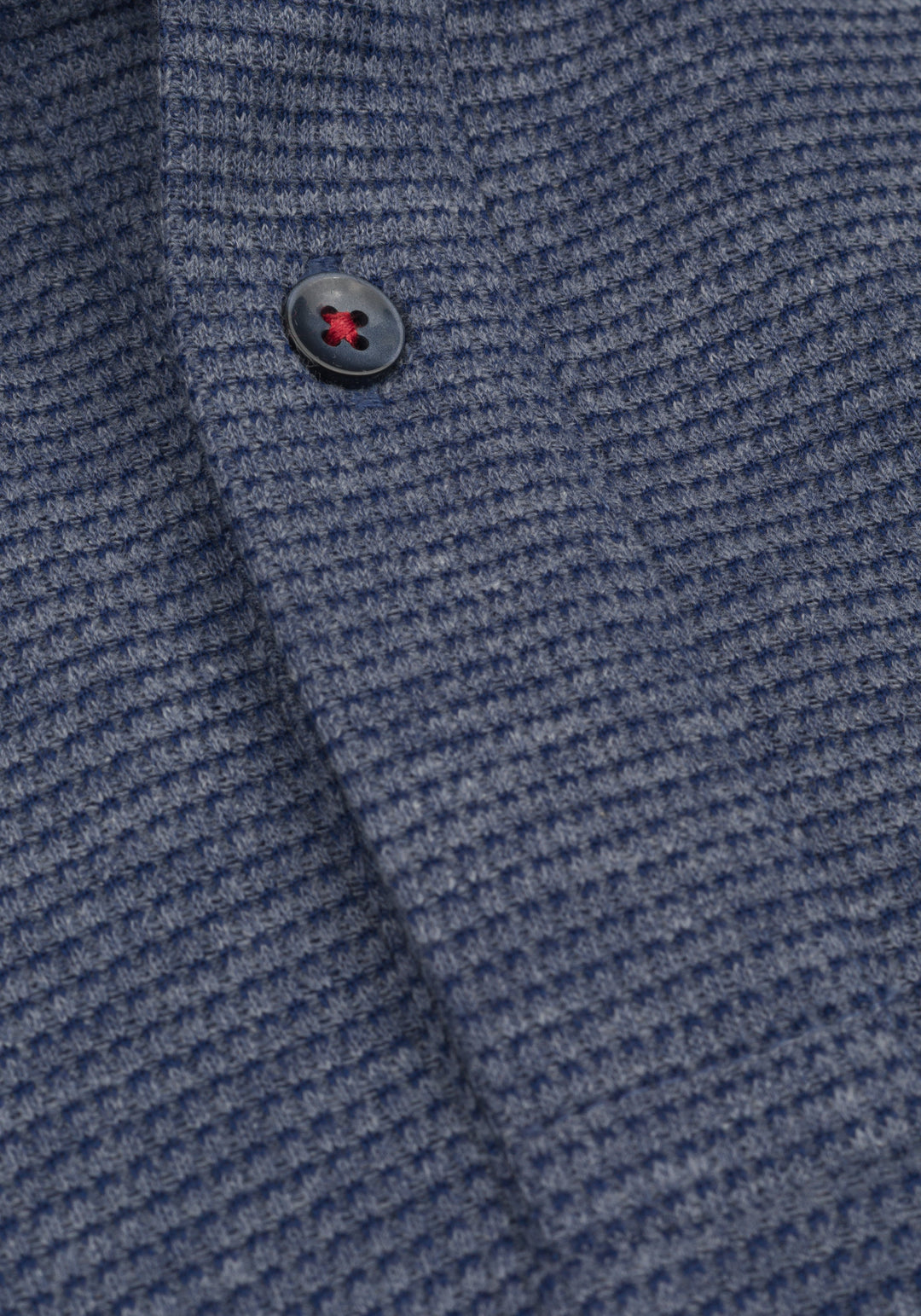 Twilight Blue Waffle Polo Shirt