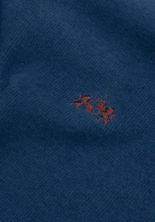 Midnight Indigo Cotton Sweatshirt