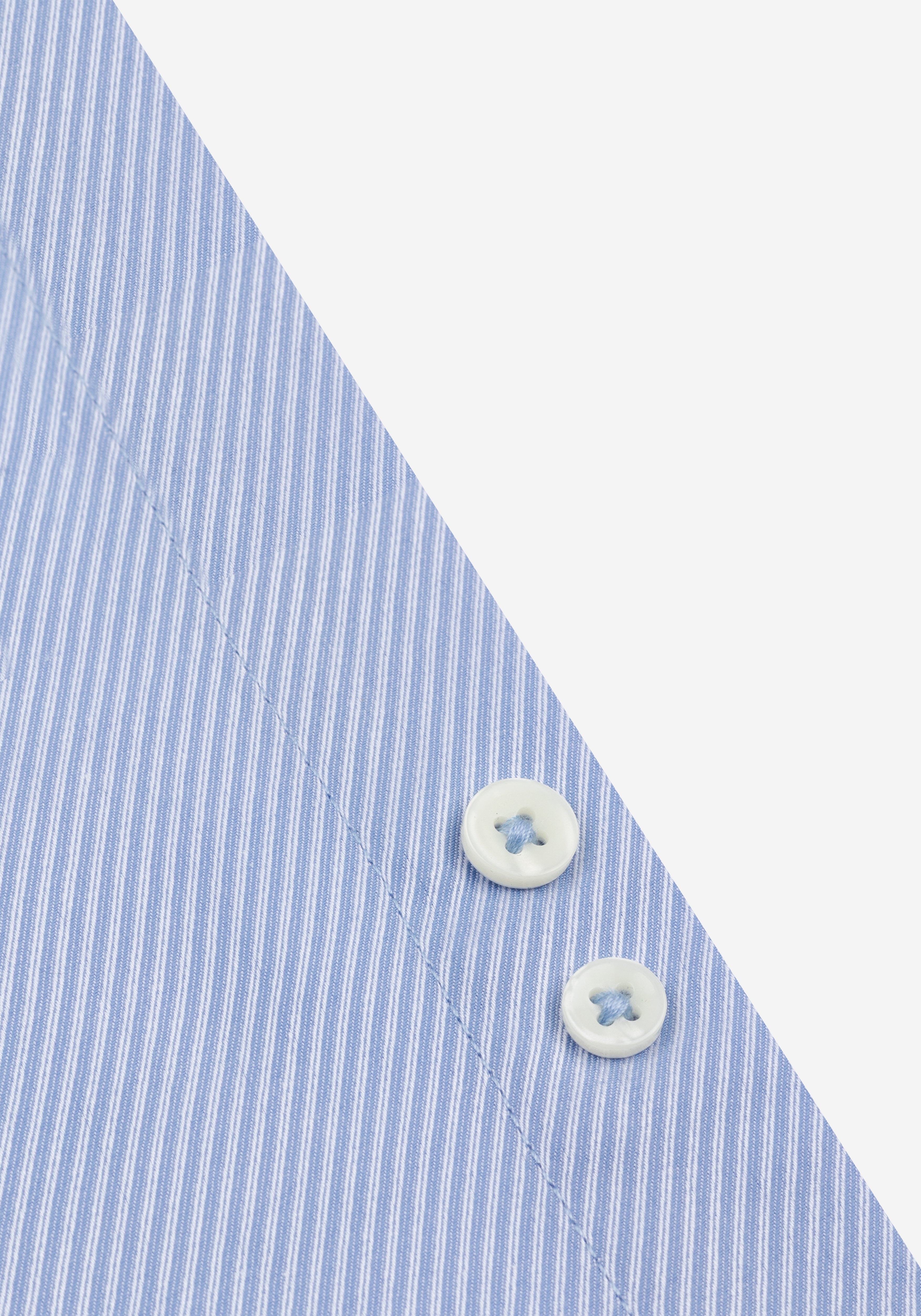 Glacial Blue Stripe Signature Twill Shirt