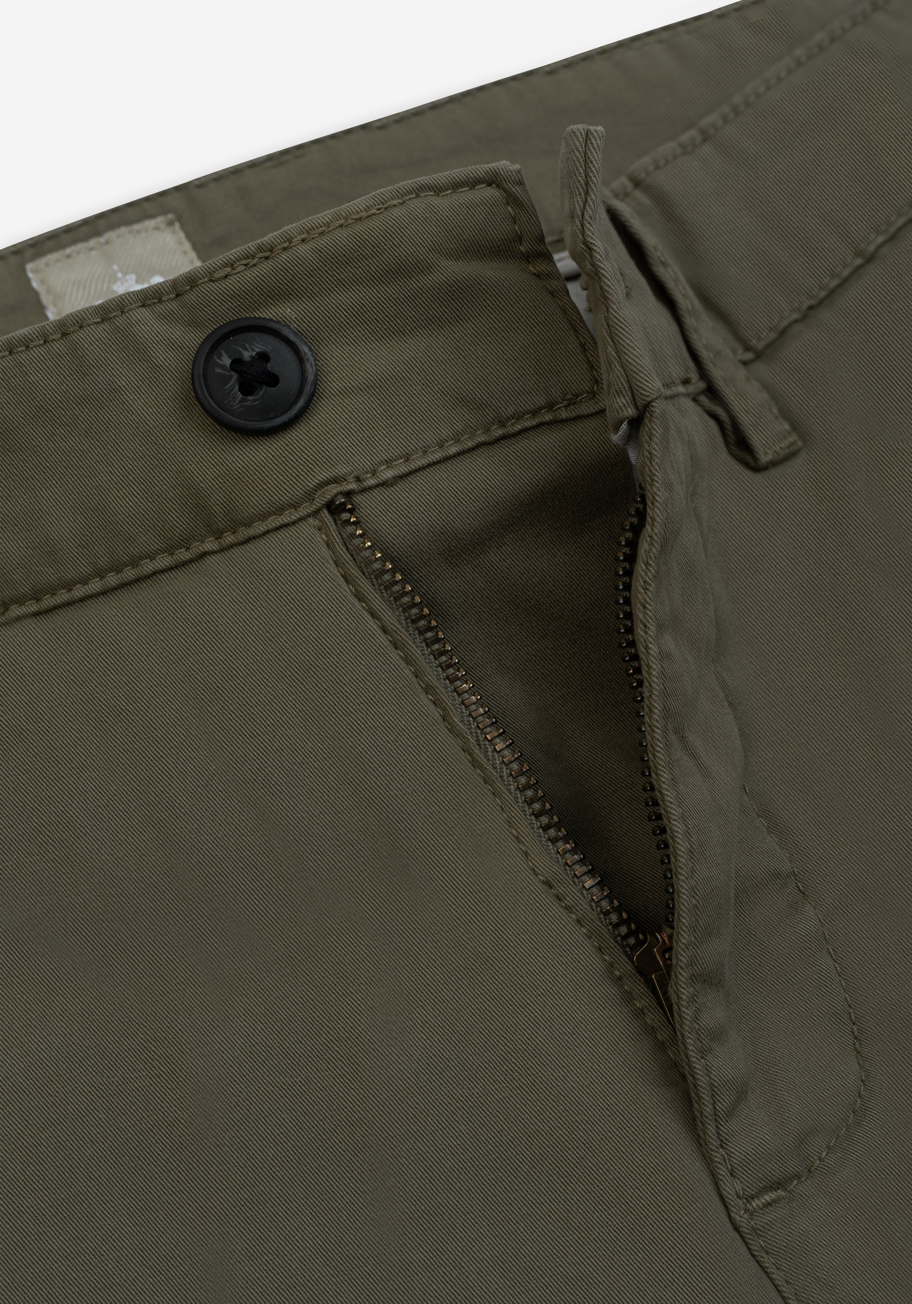 Moss Olive Gabardine