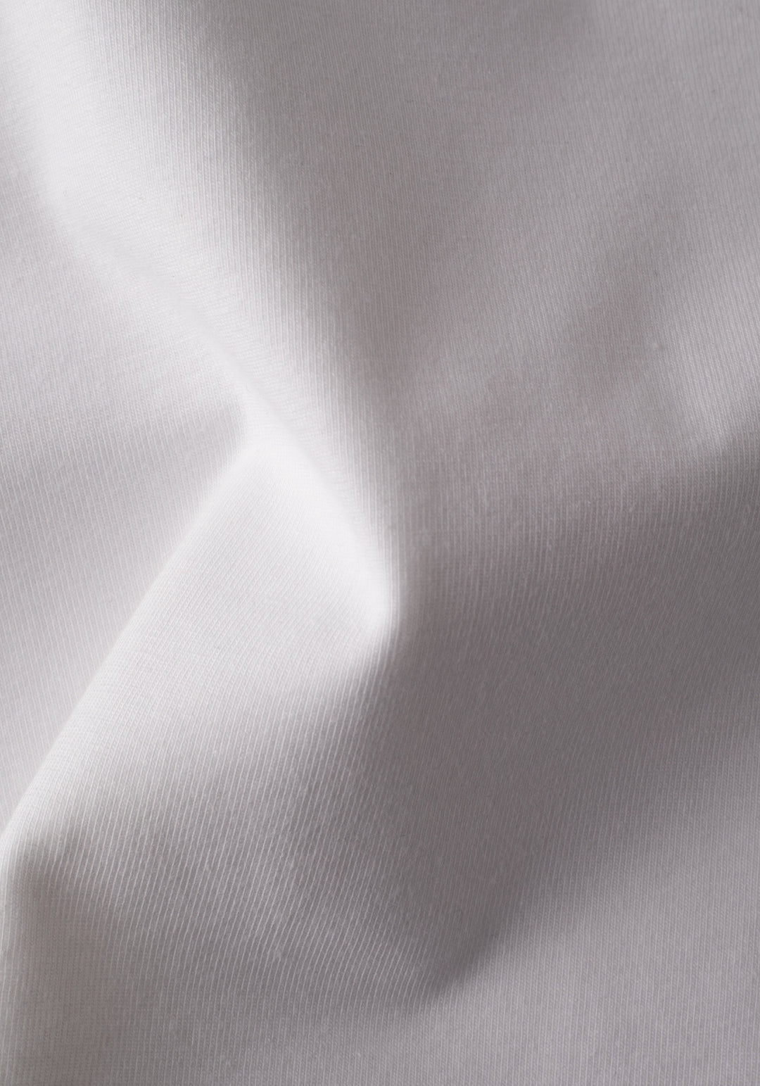 Powder White Cotton Undershirt - Short Sleeve