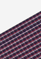 Vintage Navy Red Checked Twill Shirt