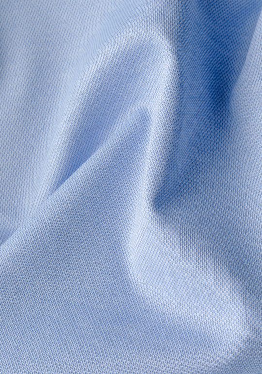 Powder Blue Cotton Polo Shirt