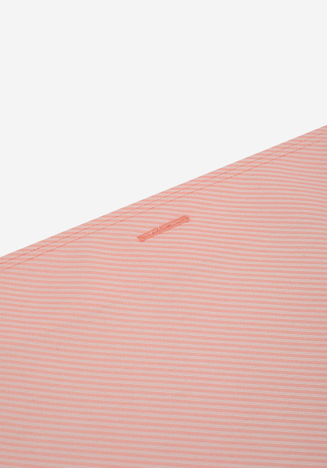 Salmon Glow Stripe Signature Twill Shirt