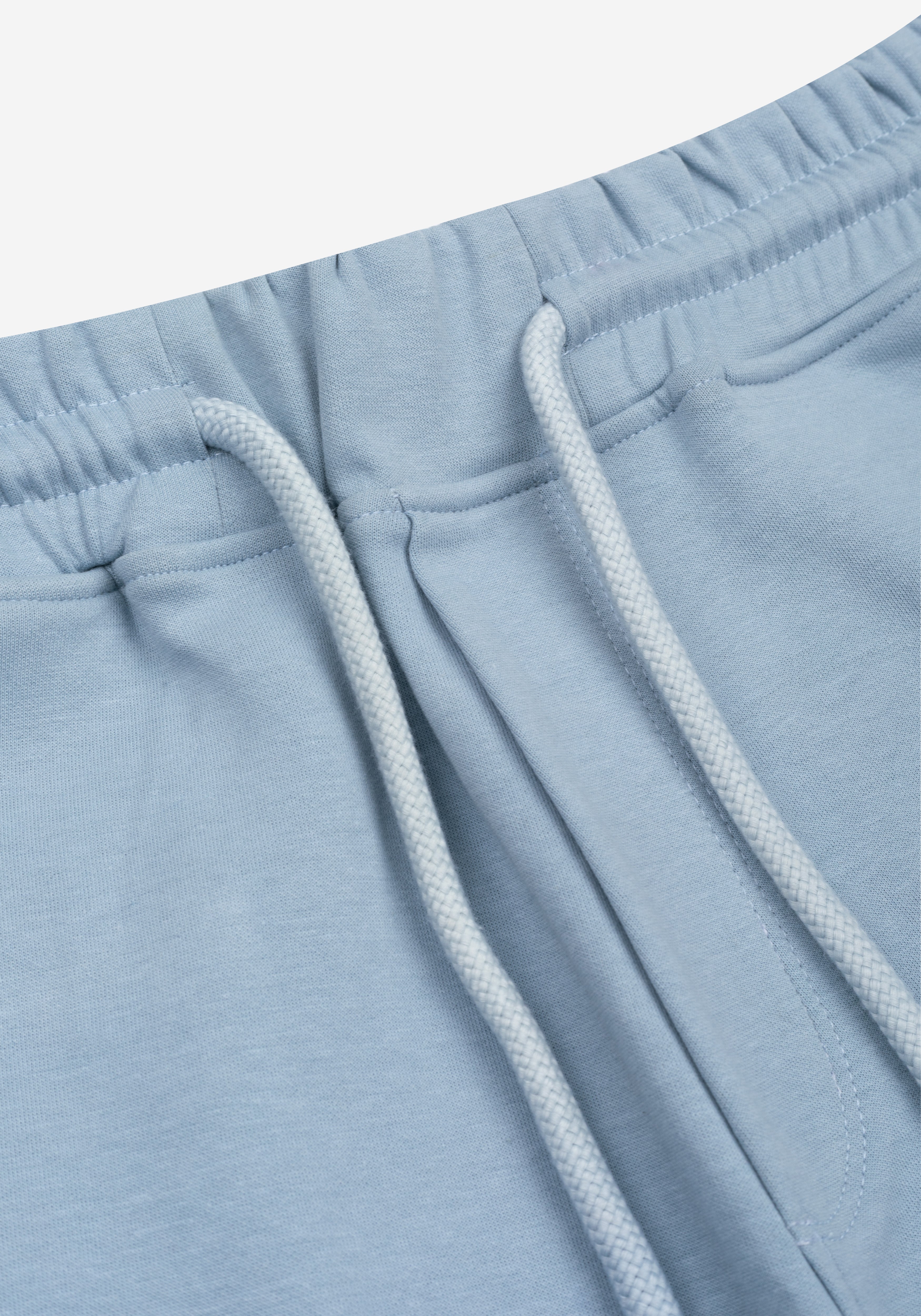 Breeze Blue Cotton Short