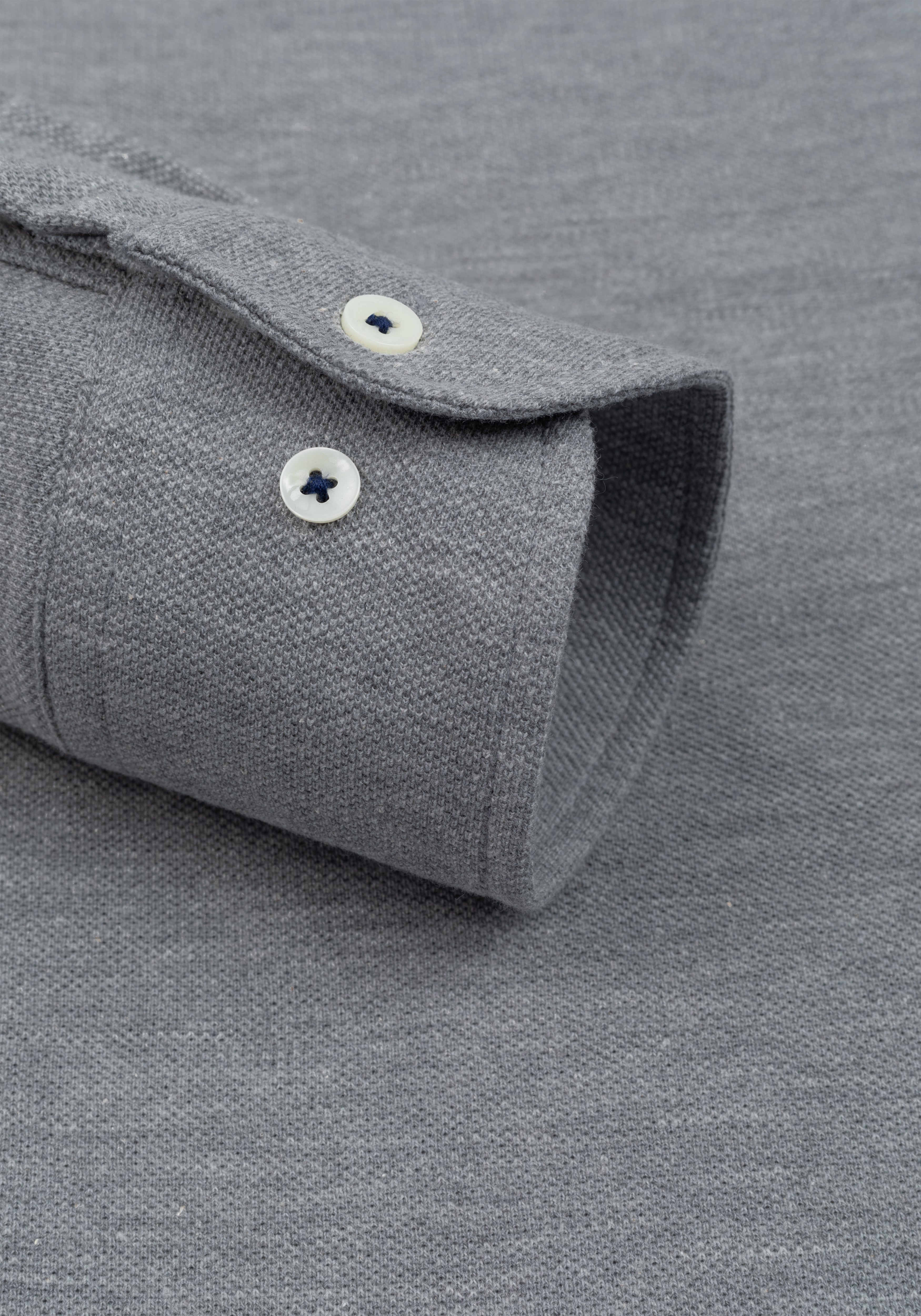 Powder Grey PiquÃ© Shirt