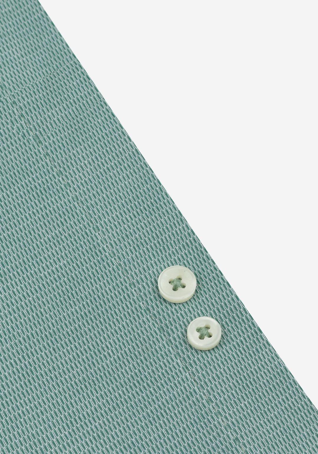 Mist Green Knitted 4-Way Stretch Shirt