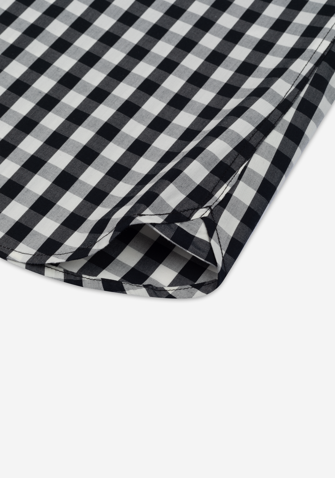 Lunar Black Checked Oxford Shirt