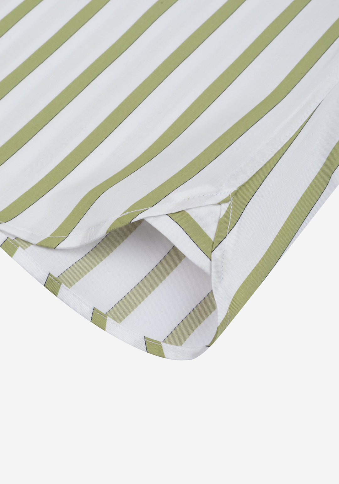 Moss Olive Stripe Signature Twill Shirt