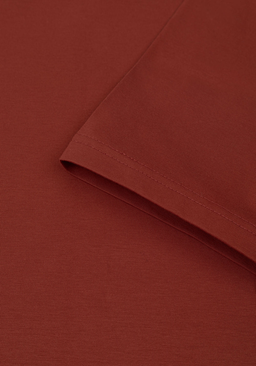 Dim Orange Cotton Undershirt - Short Sleeve