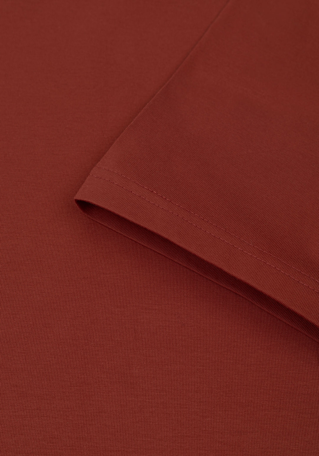 Dim Orange Cotton Undershirt - Short Sleeve