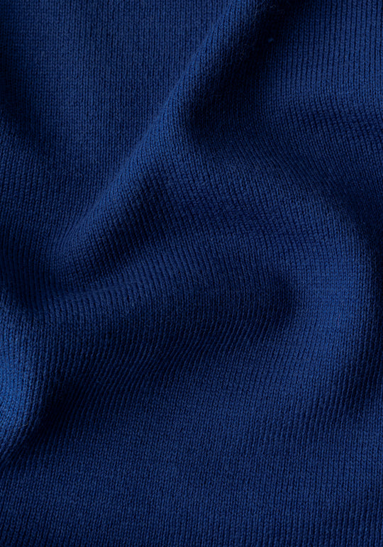 Lapis Blue Knitted T-Shirt