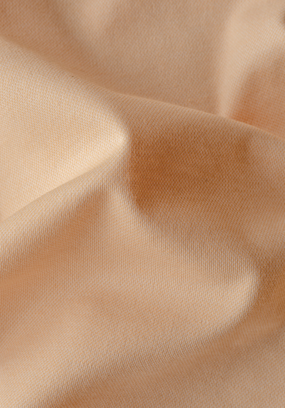 Apricot Orange Cotton Polo Shirt