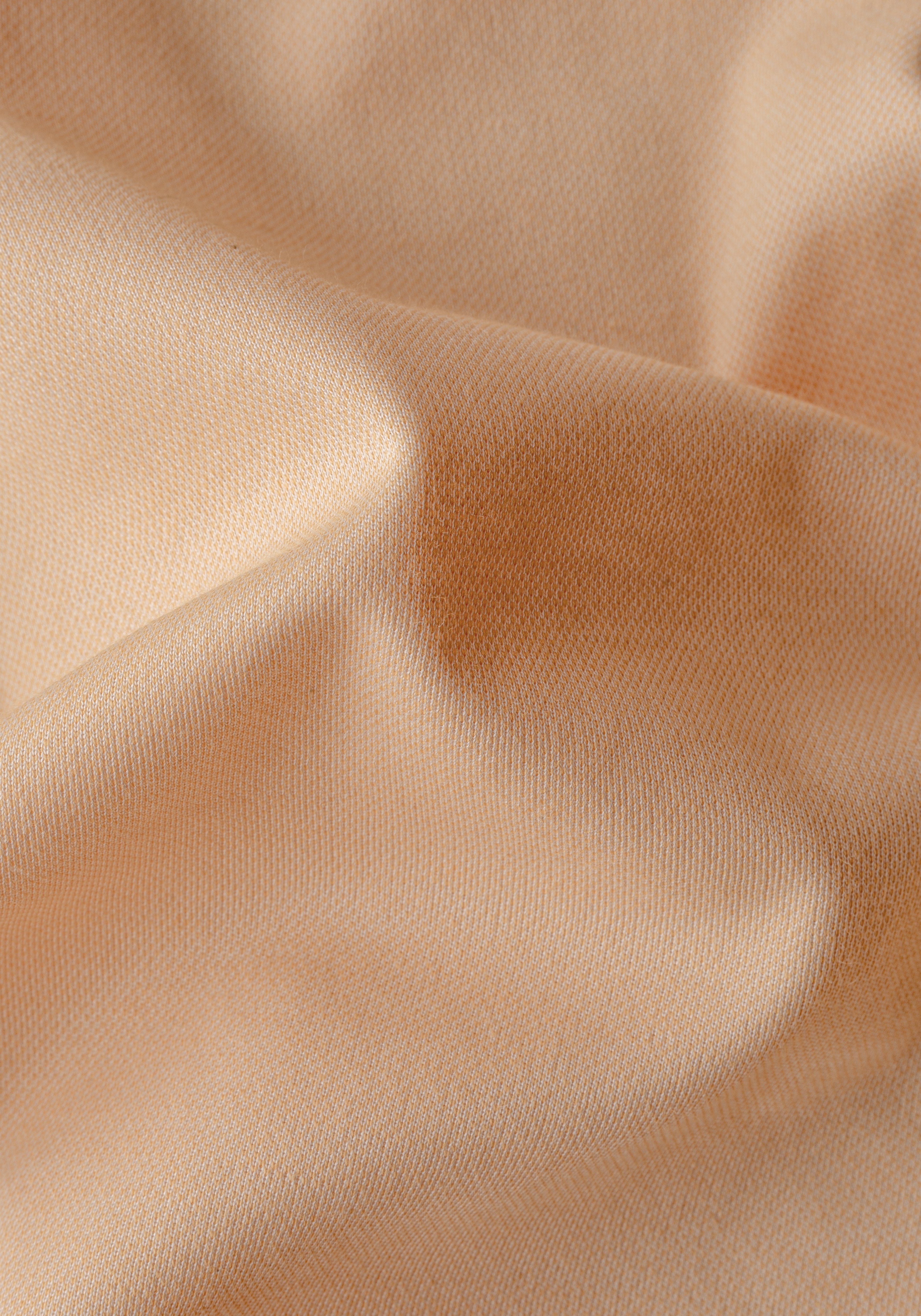 Apricot Orange Cotton Polo Shirt