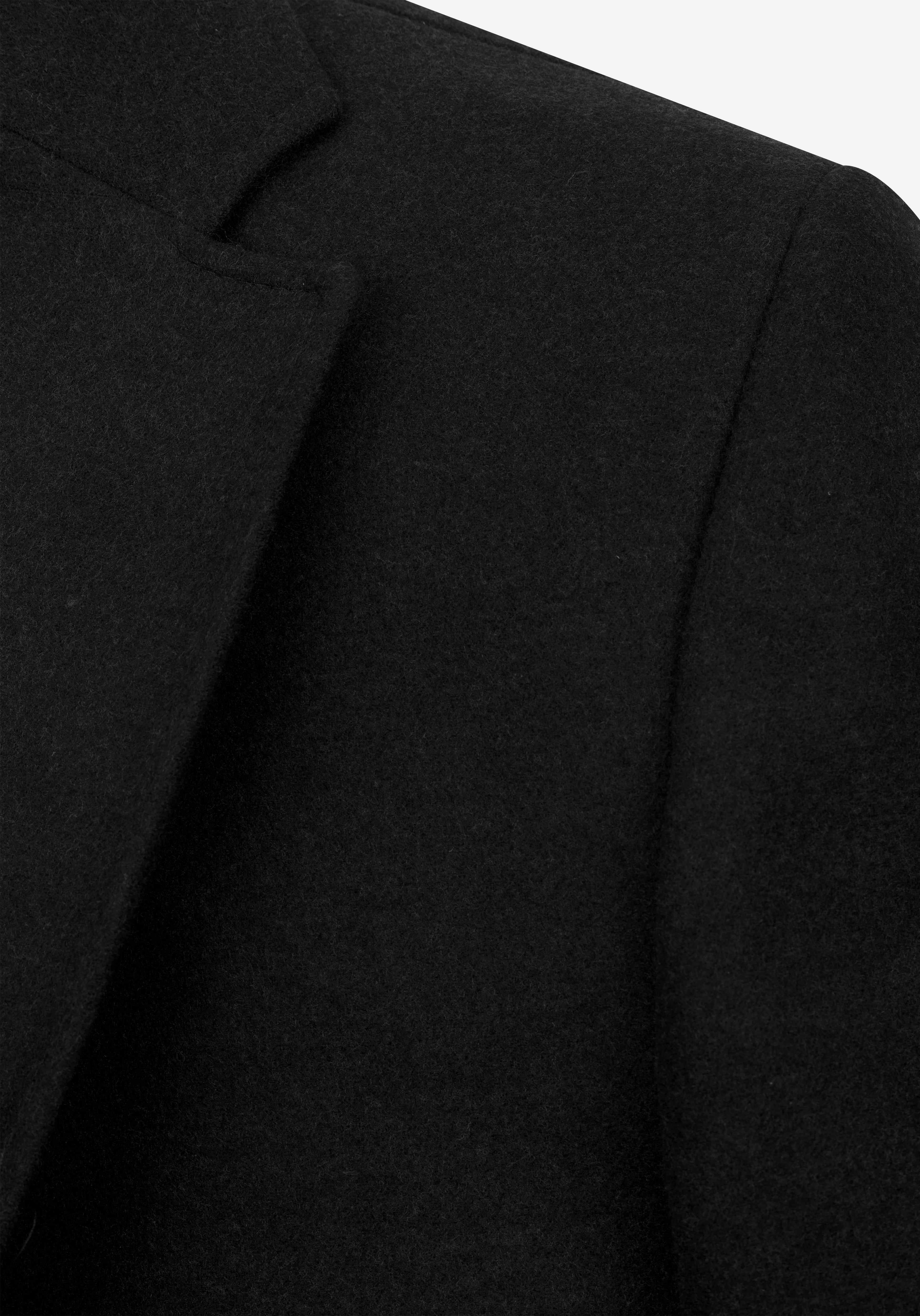 Shadow Black Poly Coat