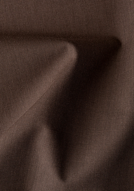 Coffee Brown Poplin Shirt