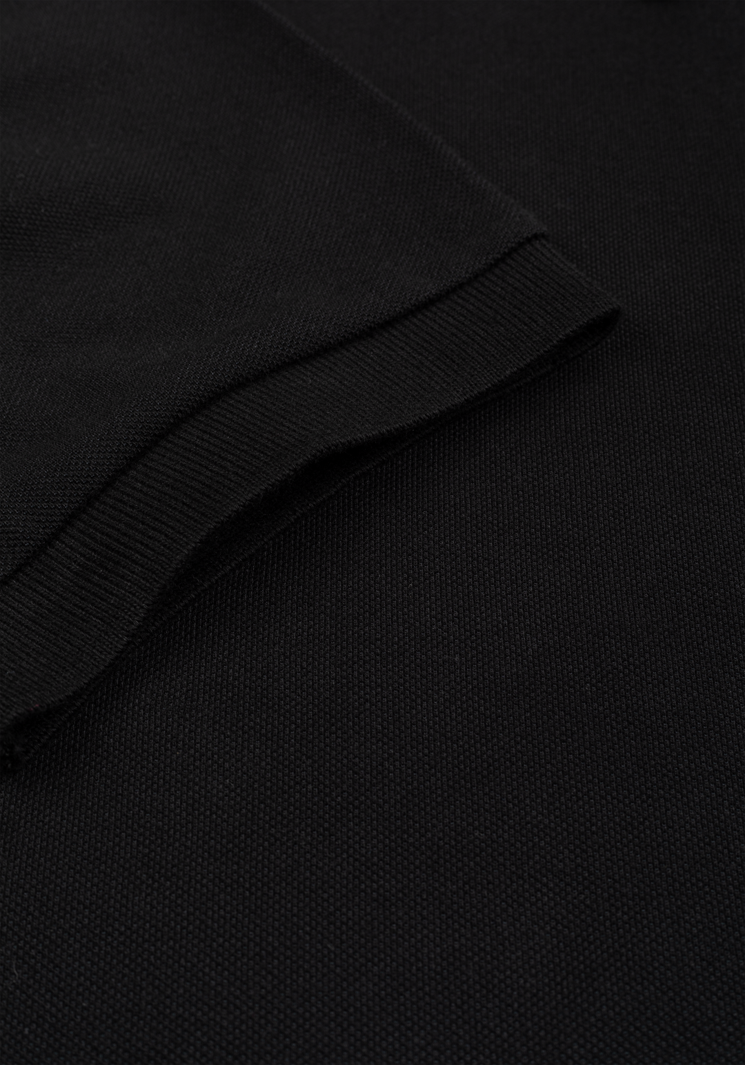 Vanta Black Cotton Polo Shirt