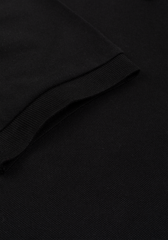 Vanta Black Cotton Polo Shirt