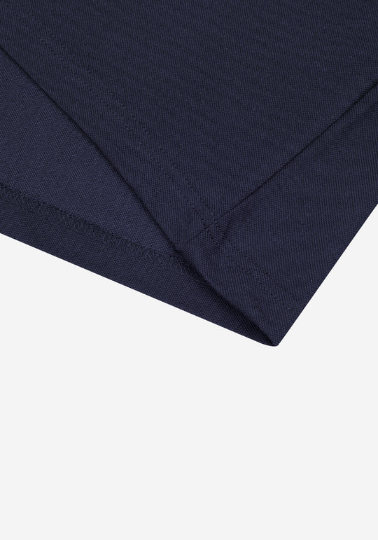 Midnight Navy Cotton Polo Shirt