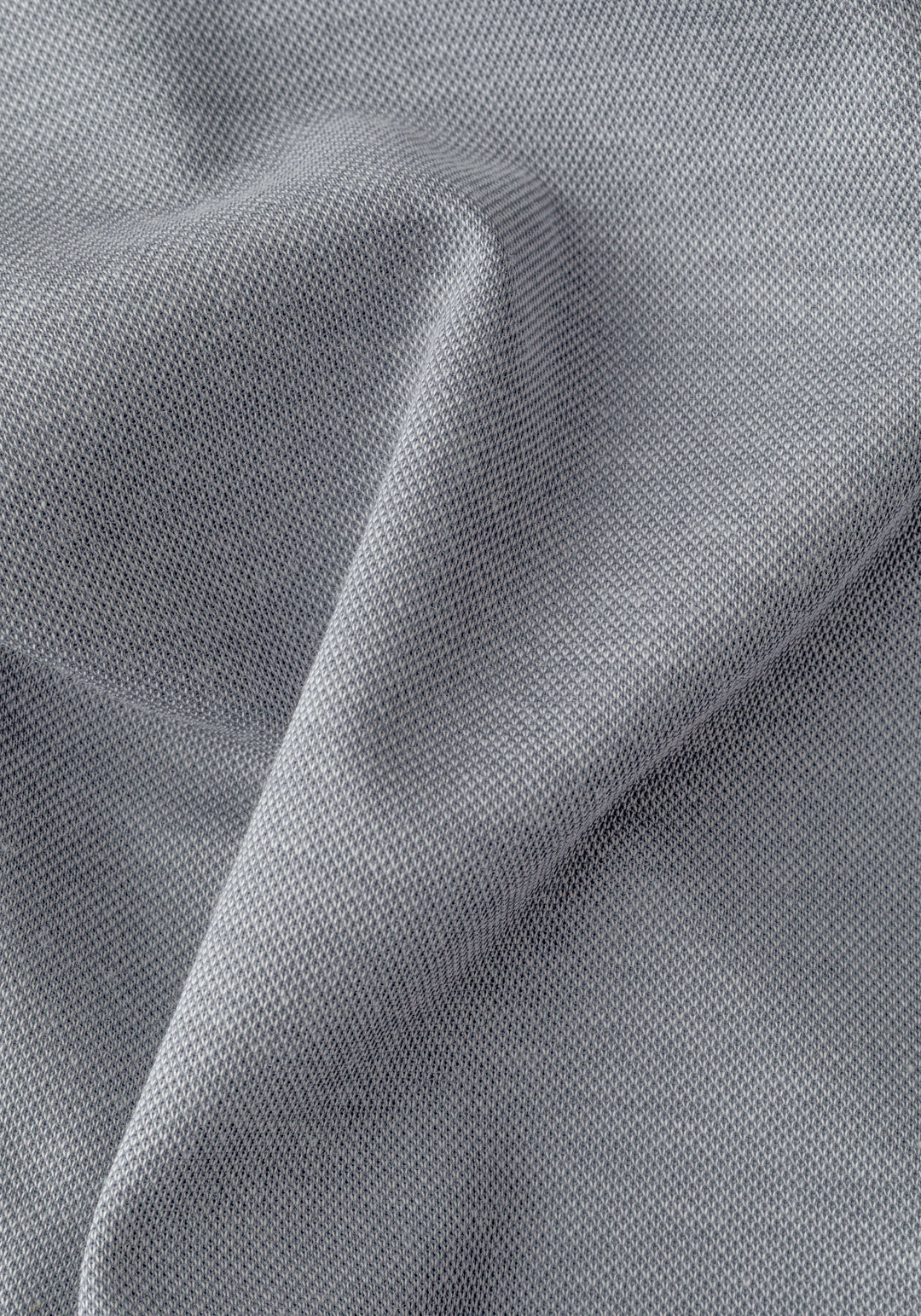 Stone Grey Cotton Polo Shirt