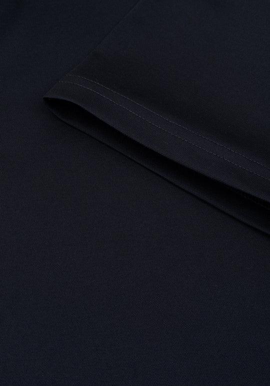 Midnight Navy Cotton Polo Shirt