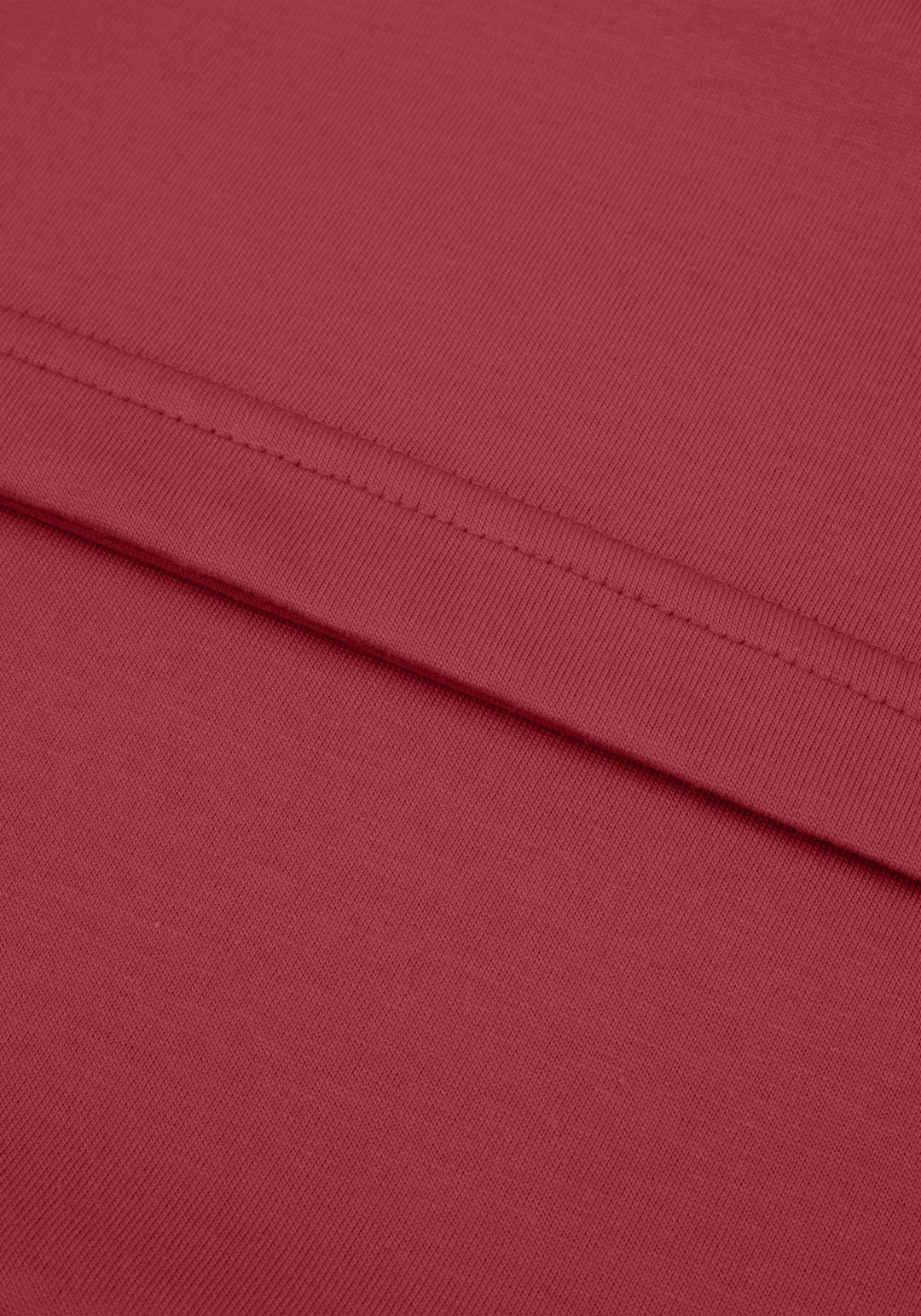 Terra Red Mercerized Single Jersey