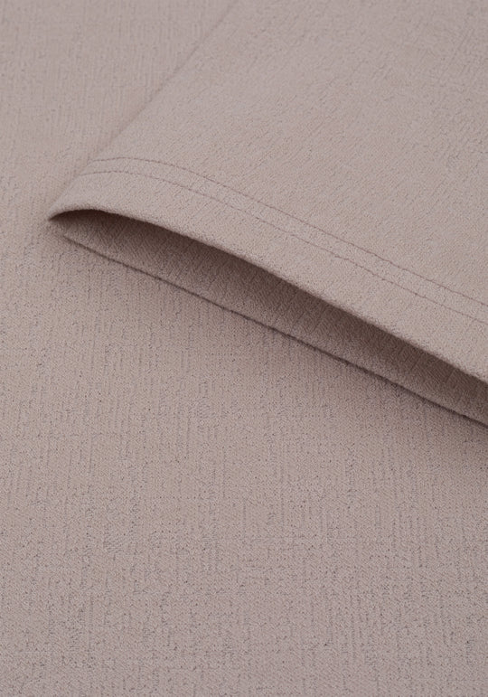 Earthstone Beige Jacquard Polo Shirt