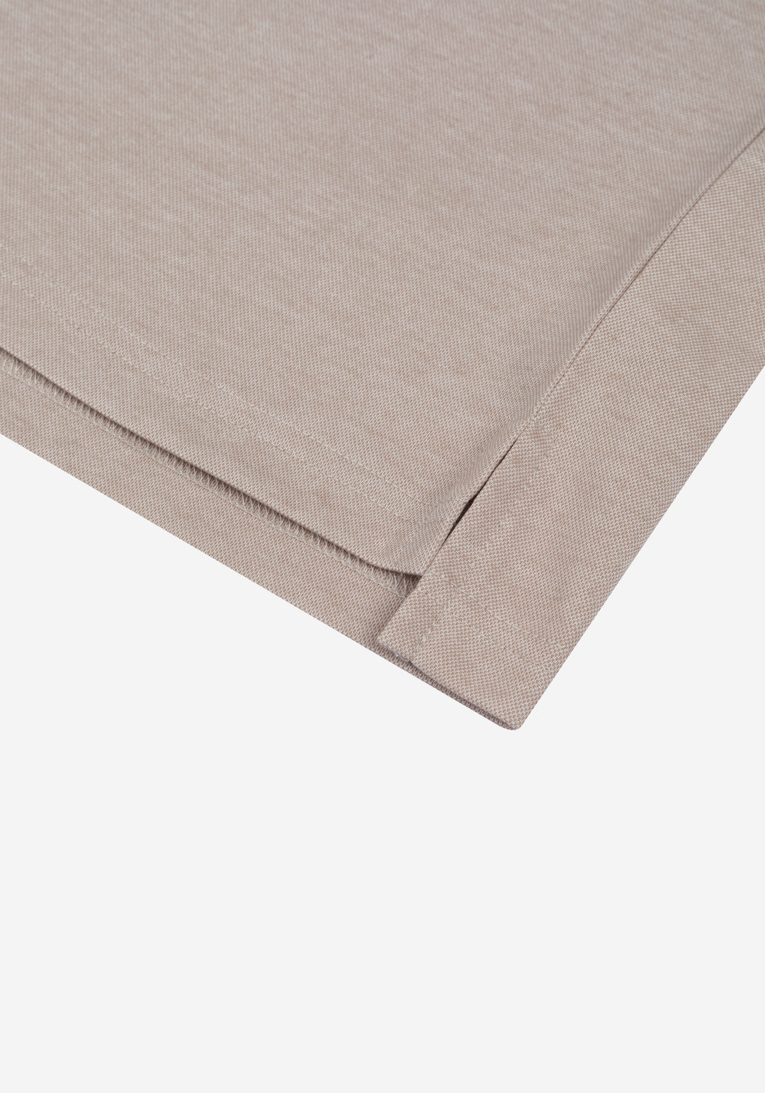 Dull Beige Cotton Polo Shirt