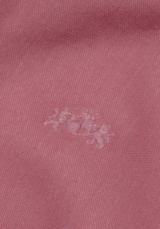 Rosewood Red Piece-Dyed Shirt