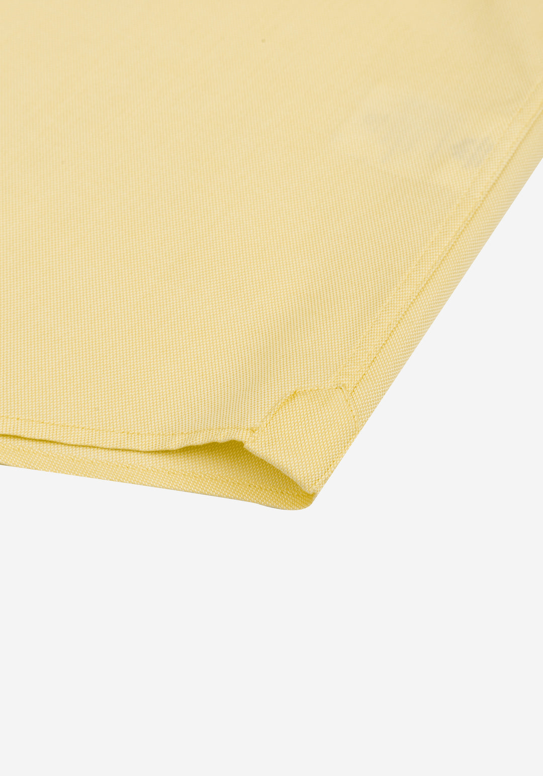 Pastel Yellow Washed Oxford Shirt