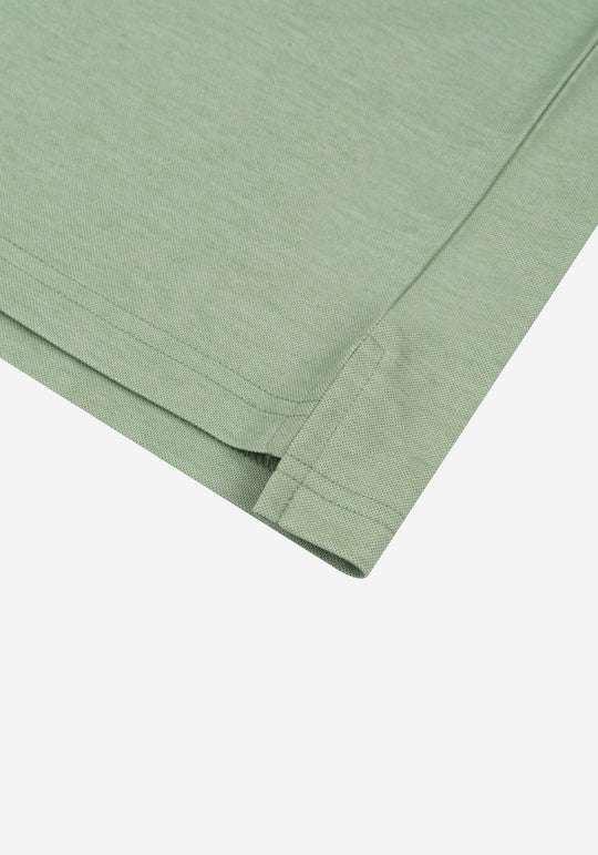 Verdant Green Cotton Polo Shirt