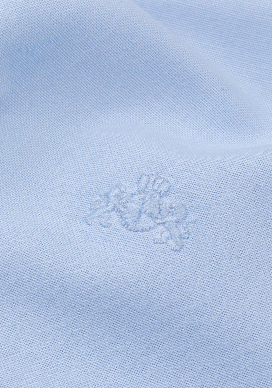 Powder Blue Piece-Dyed Shirt