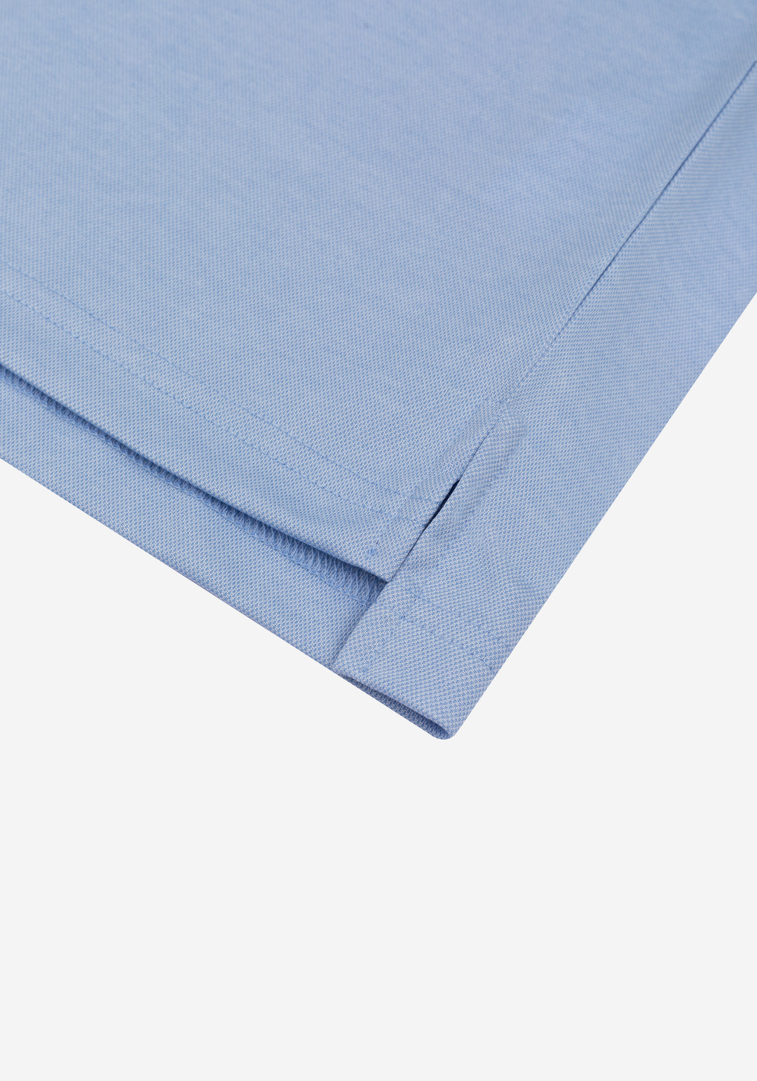 Baby Blue Cotton Polo Shirt
