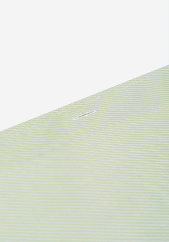 Willow Green Stripe Signature Twill Shirt