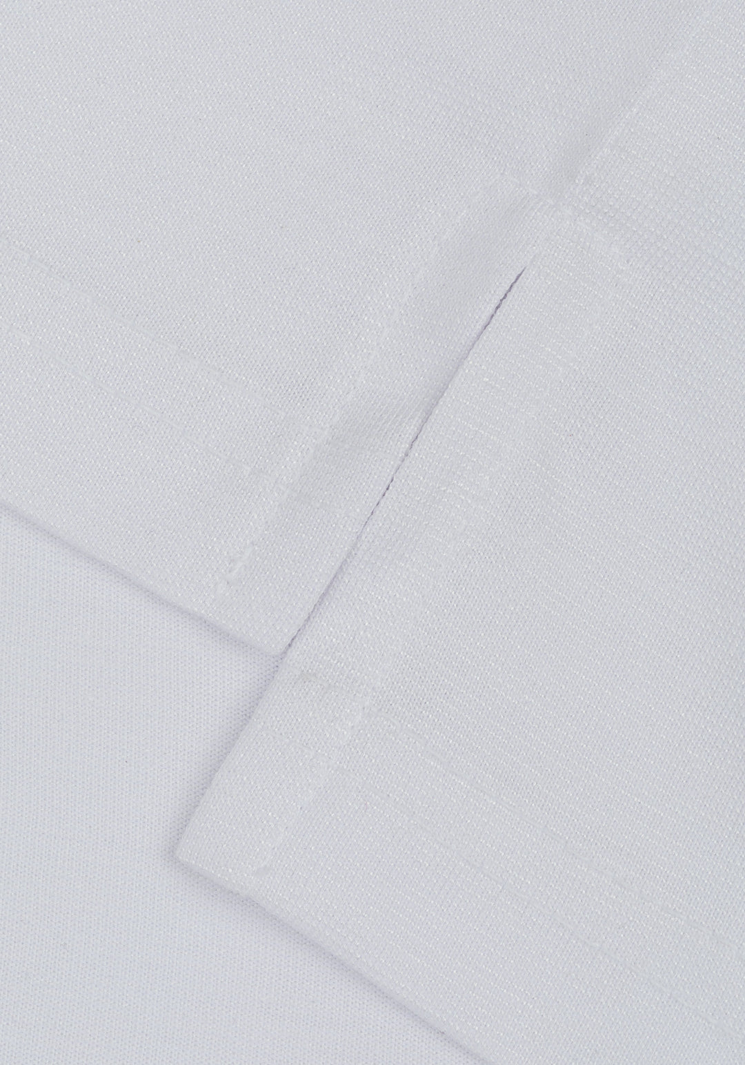 Swan White Soft Knit Polo Shirt