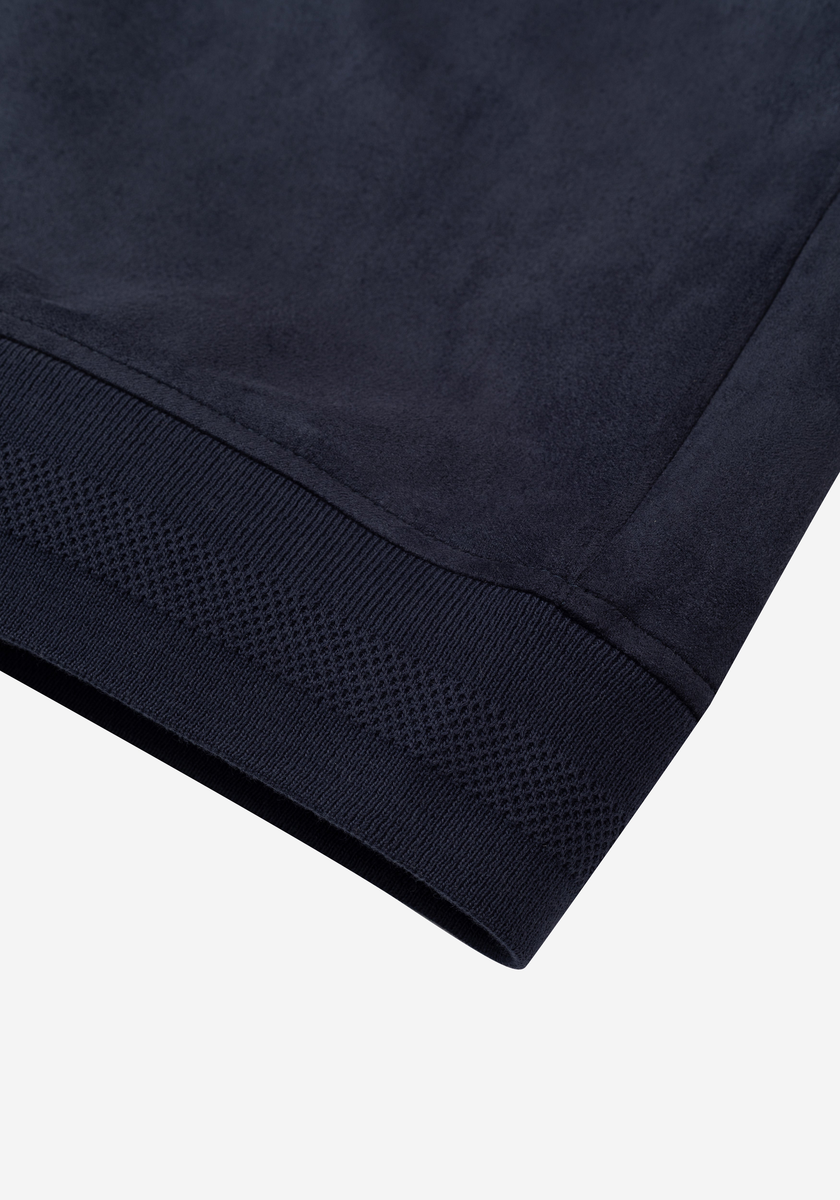 Midnight Navy Suede Jacket