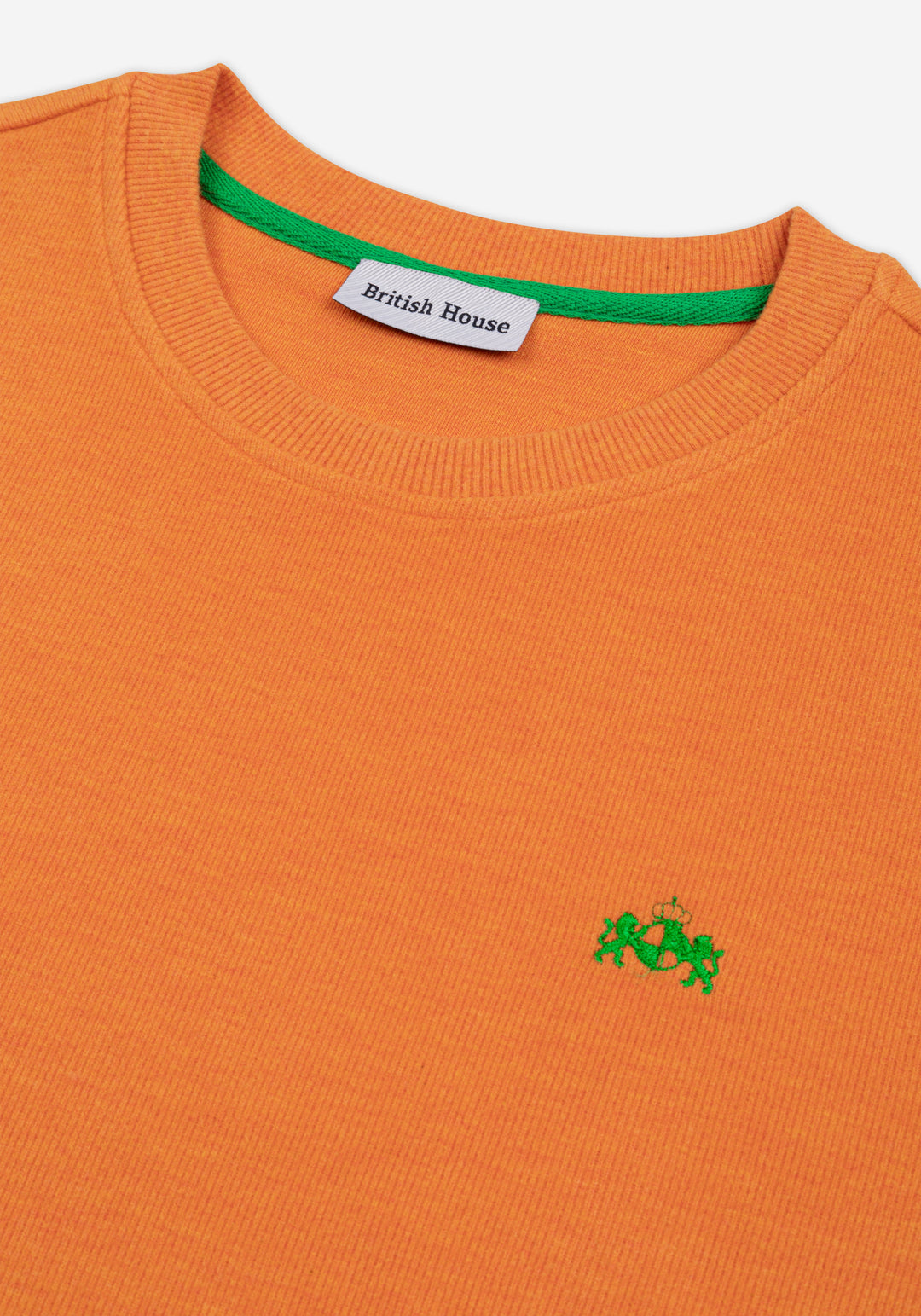 Ginger Orange Cotton Sweatshirt