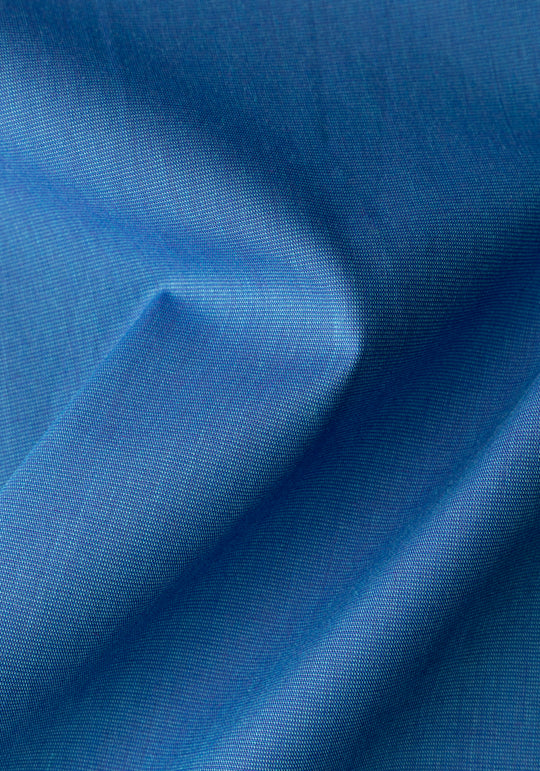 Deep Blue Poplin Shirt
