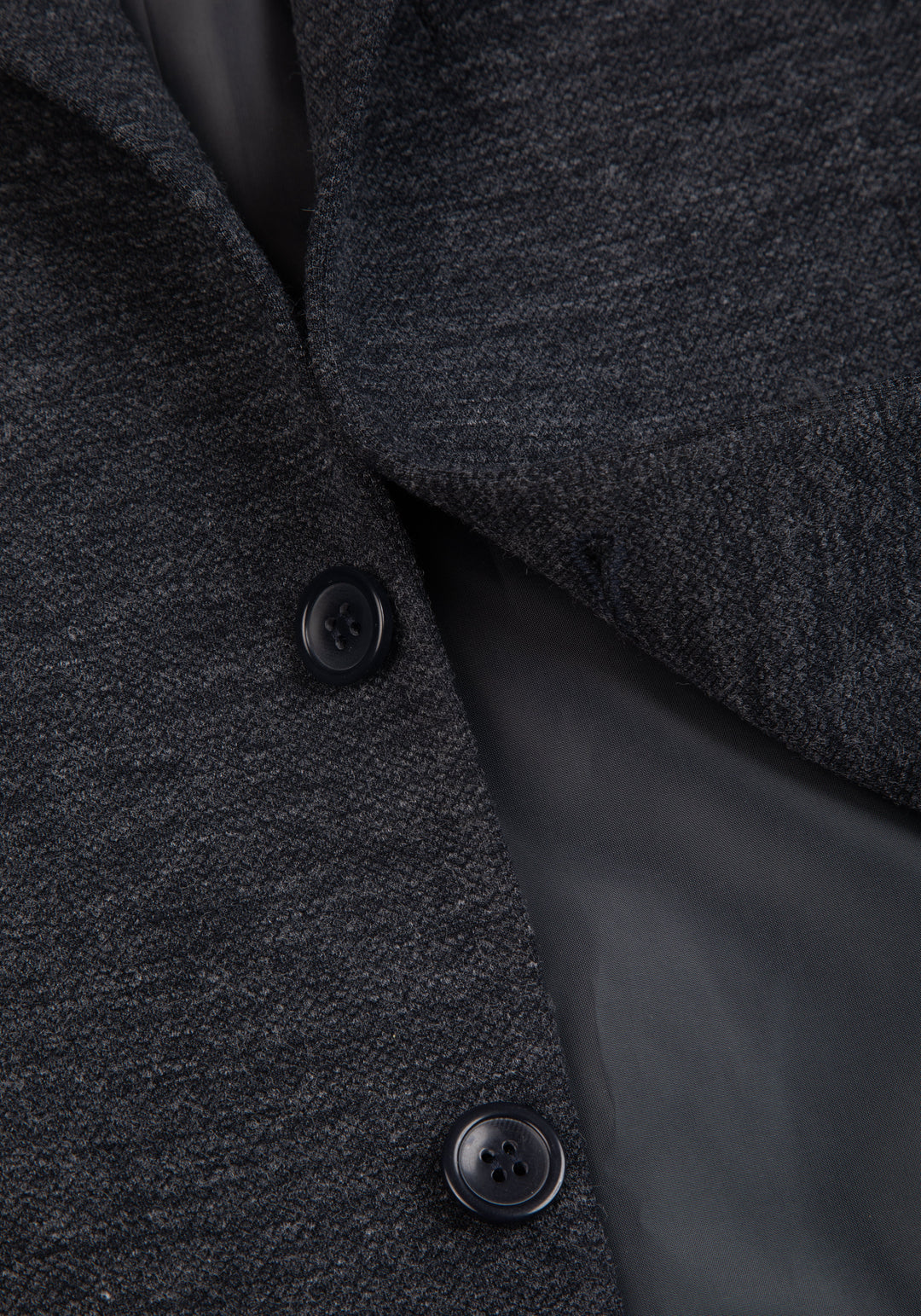 Contemporary Fit Bluish Grey Heavy Brushed Blazer