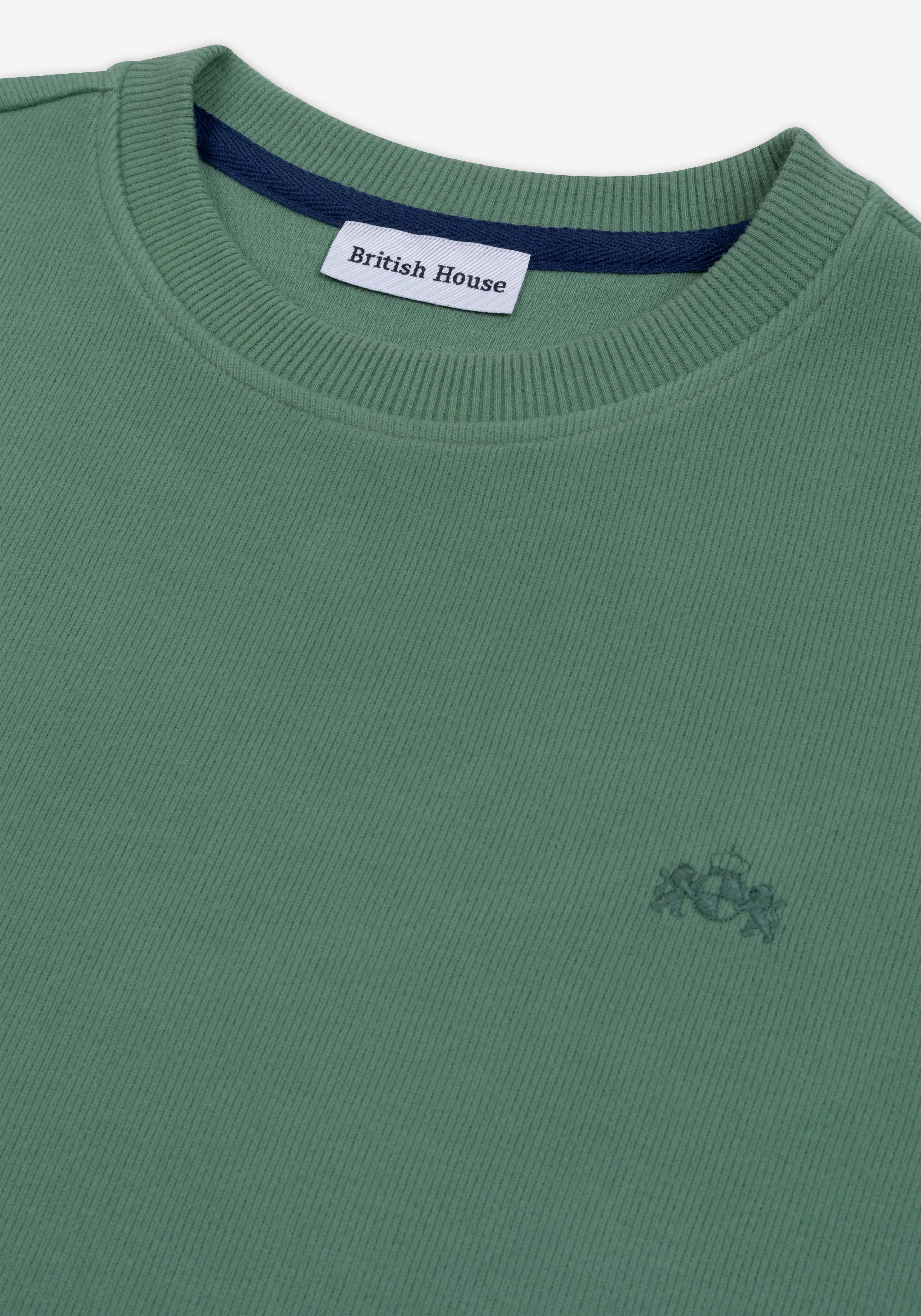 Cactus Green Cotton Sweatshirt