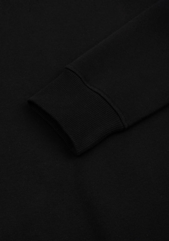 True Black Cotton Sweatshirt