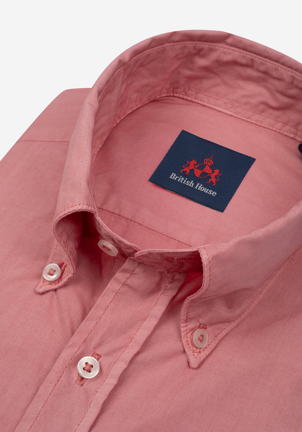 Garnet Rose Piece-Dyed Shirt