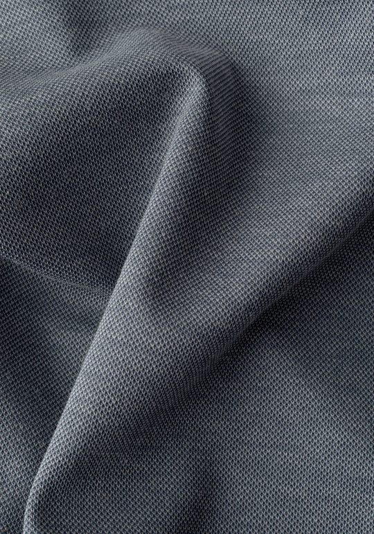 Light Grey Cotton Polo Shirt
