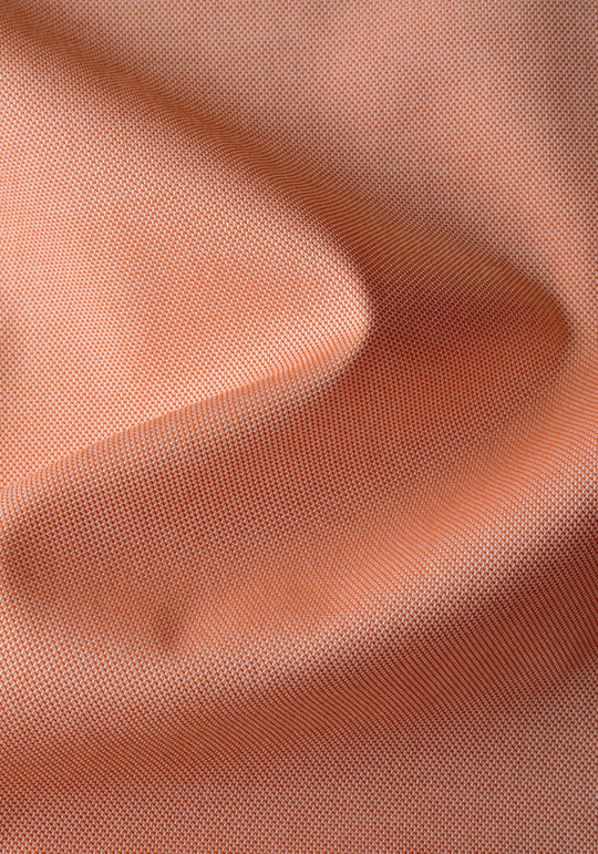 Peach Orange Washed Oxford Shirt