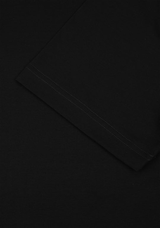 Metallic Black Mercerized Single Jersey