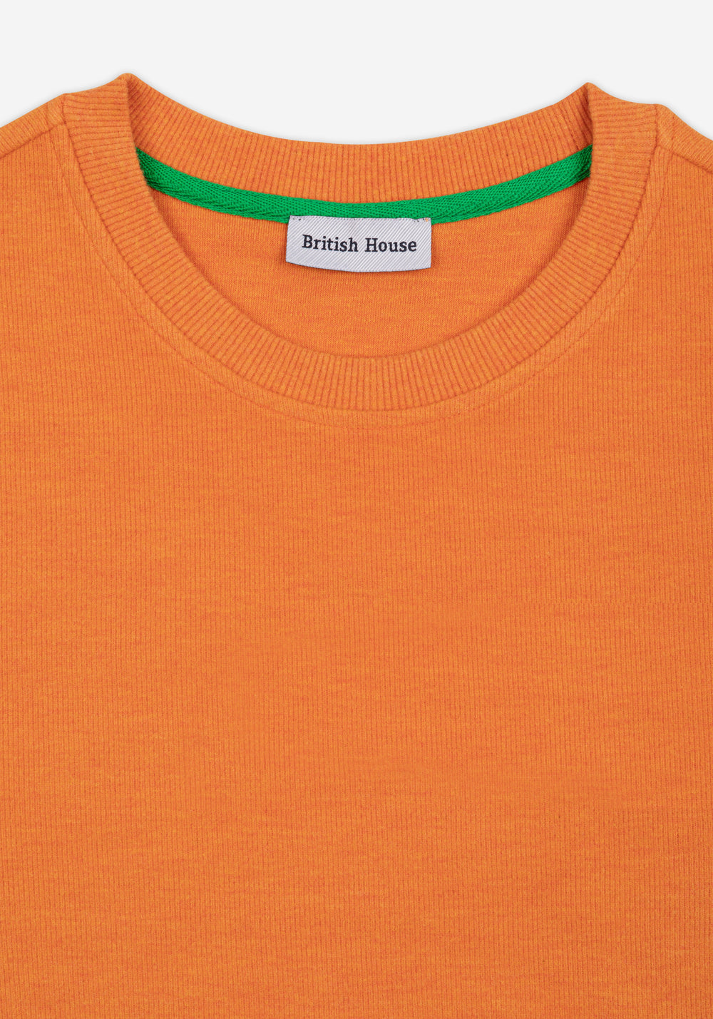 Ginger Orange Cotton Sweatshirt