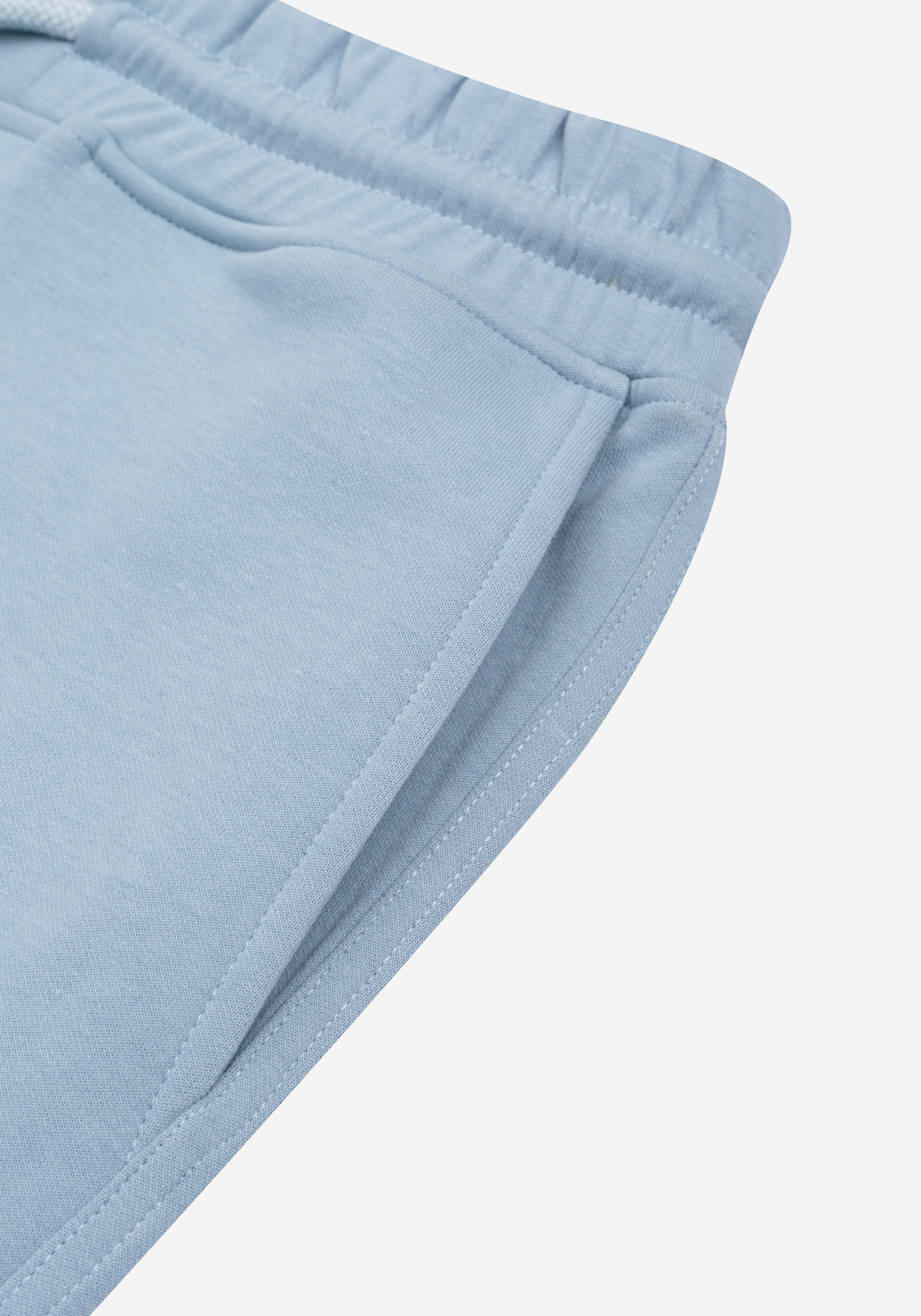 Breeze Blue Cotton Short