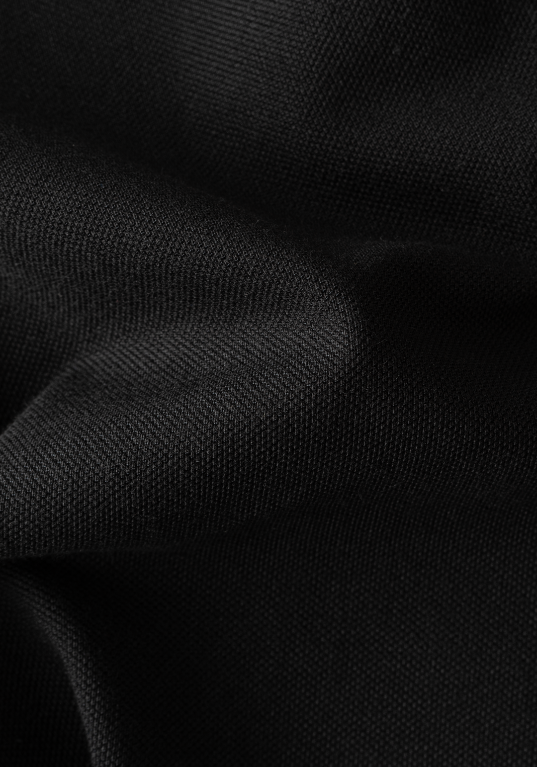 Grit Black Cotton Polo Shirt