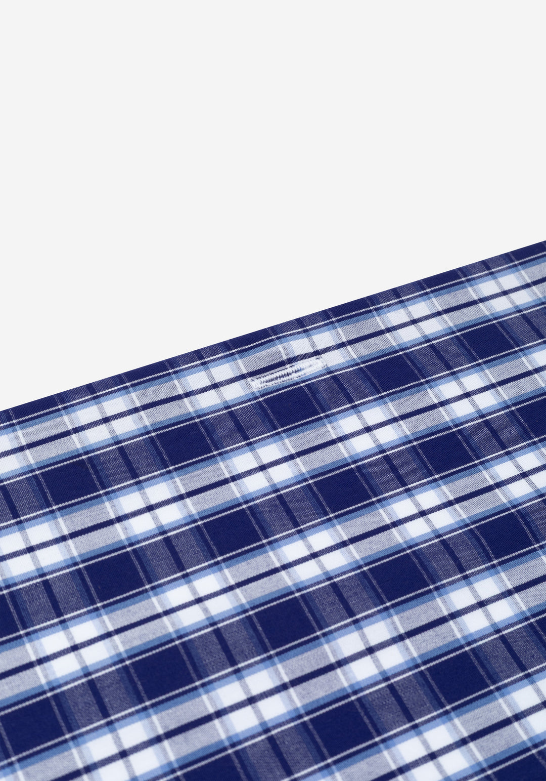 Midnight Navy Checked Poplin Shirt