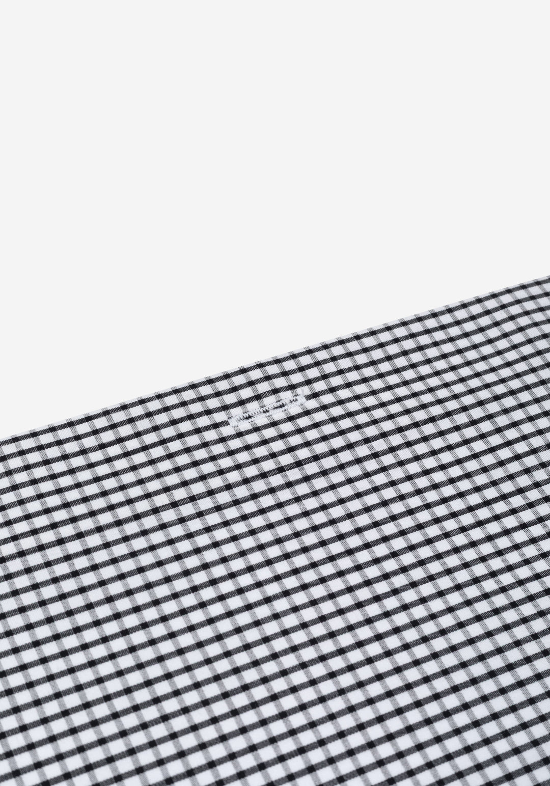 Jet Black Checked Poplin Shirt